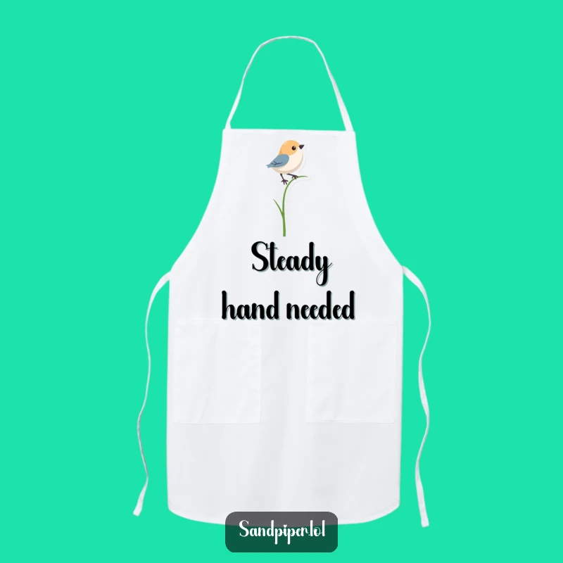 Funny Bird Grass Balancer Apron - Keep Clean with Hilarious Balance in the Kitchen