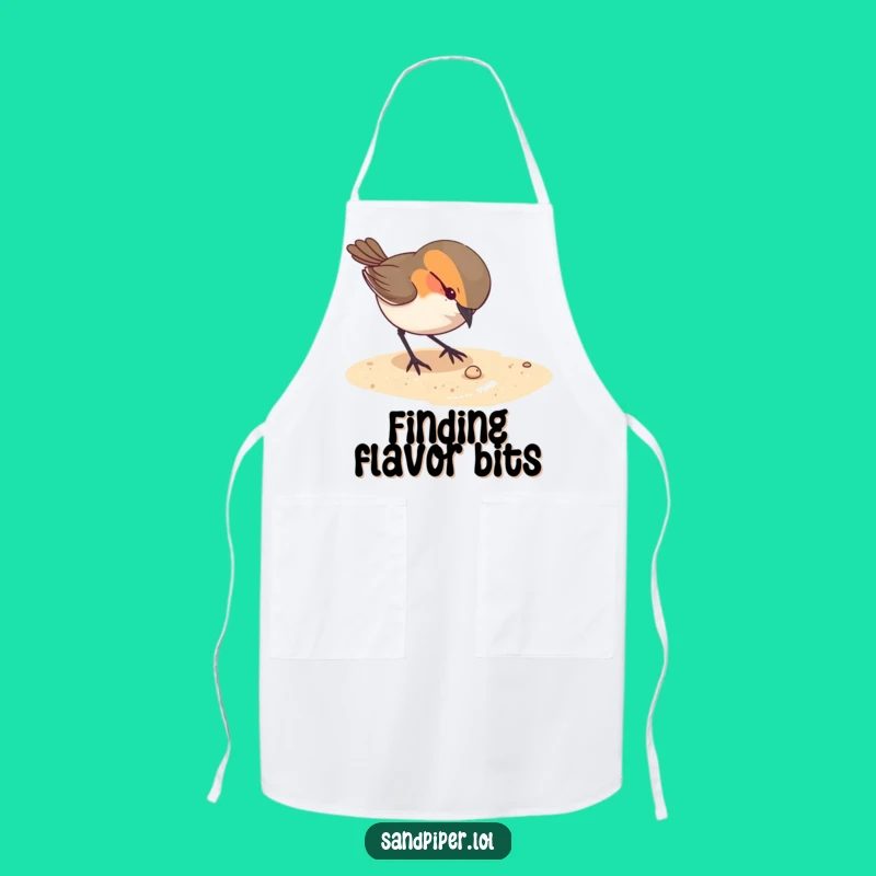 Funny Bird Pecking Apron - Cook with Curiousity