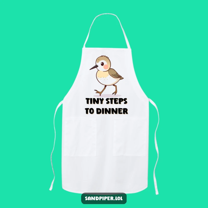 Funny Sandpiper Apron: Busy Bird Kitchen Fun, Chef's Cute Gift