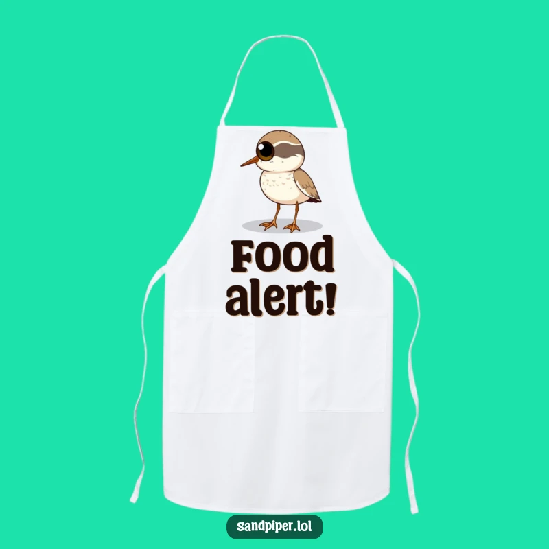 Funny Sandpiper Apron - Horizon Watcher Kitchen Fun, Hilarious Gift