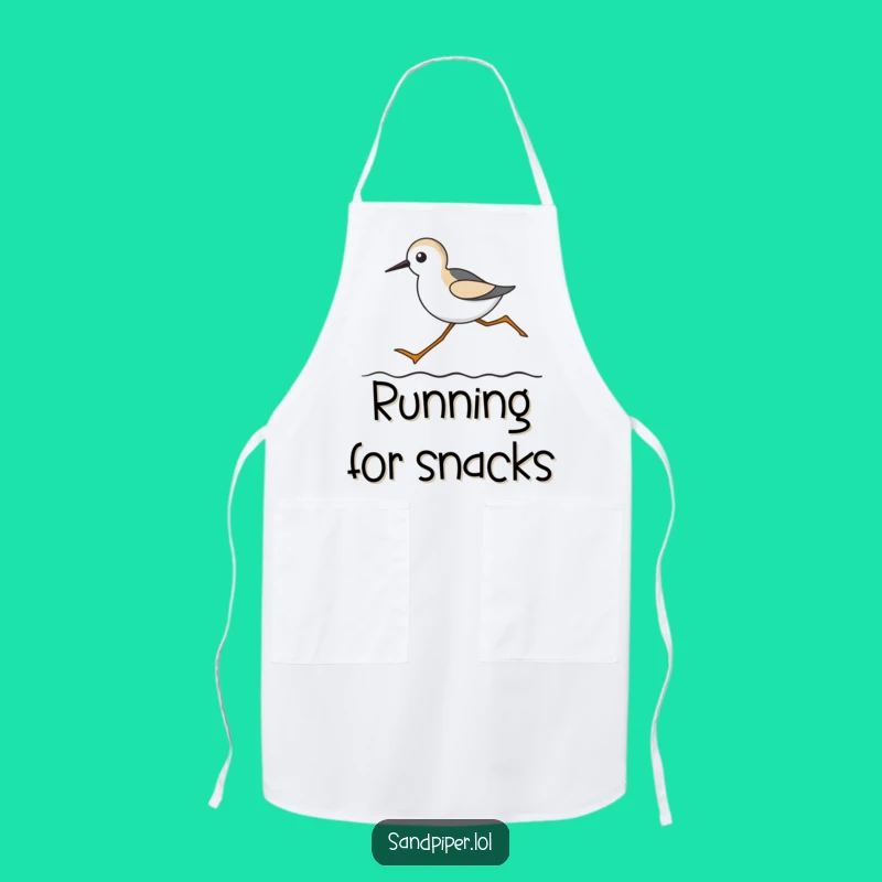 Funny Sandpiper Long Legs Apron: Cook Up Coastal Fun with This Hilarious Gear