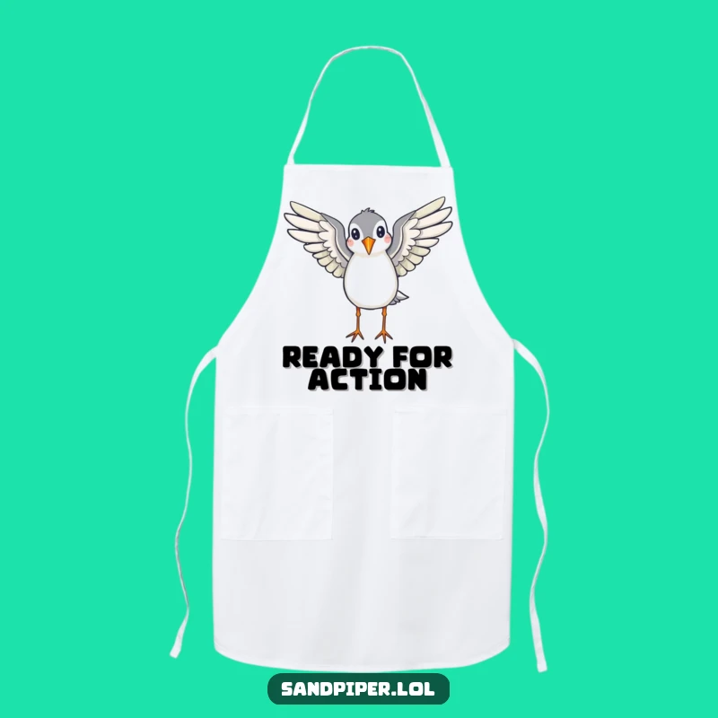 Funny Sandpiper Apron: Ready to Fly Kitchen Style, Perfect Humorous Gift