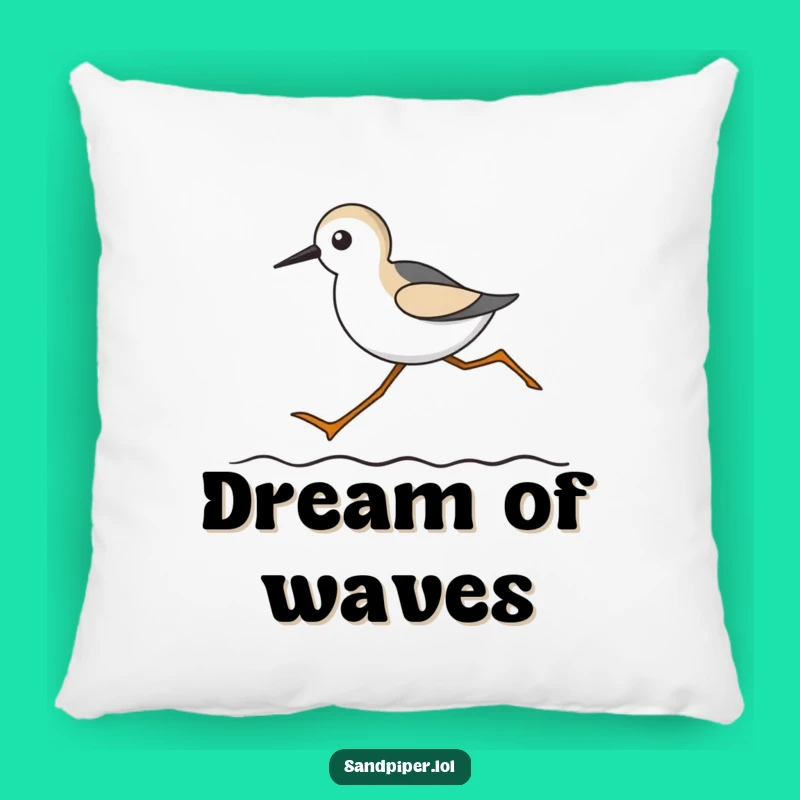 Funny Sandpiper Long Legs Pillow: Snuggle with This Hilarious Beach Buddy