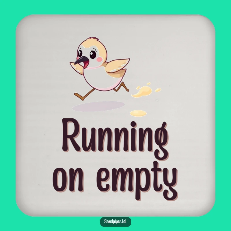 Funny Sandpiper Beach Coaster: Hilarious Protection for Your Beachy Drinks