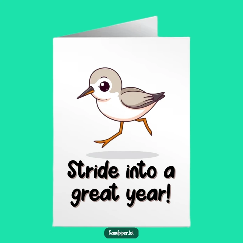 Speedy Sandpiper Birthday Card: Free Printable Dash of Fun for Your Day