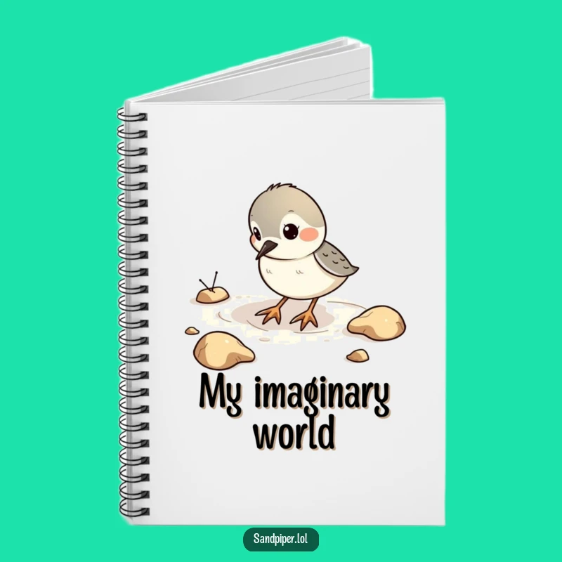 Funny Sandpiper Digging Notebook - Jot Down Your Playful Ideas