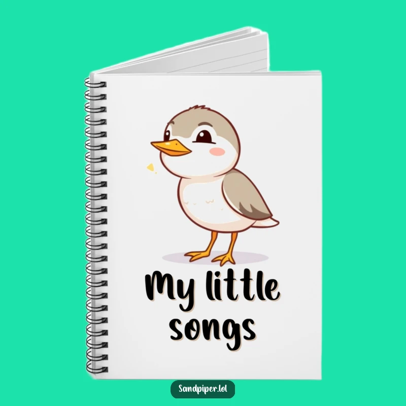 Funny Sandpiper Thought Notebook: Hilarious Bird Journal for Sweet Ideas