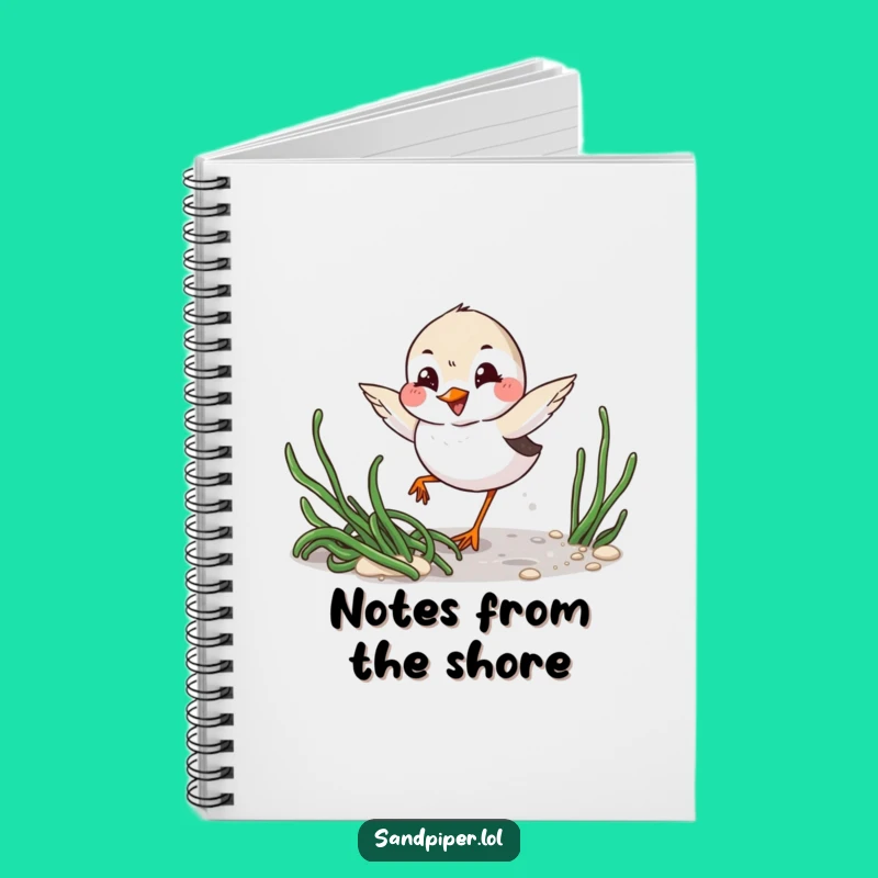 Funny Sandpiper Journal: Mischievous Birdy Notebook Gift
