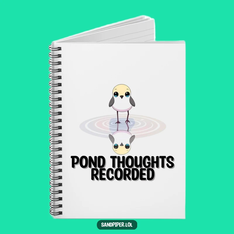 Funny Bird Wading Notebook - Capture Peaceful Observations
