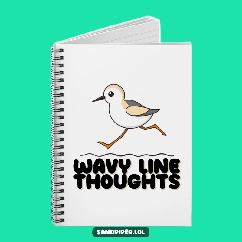 Funny Sandpiper Long Legs Notebook: Jot Down Ideas with Hilarious Speed