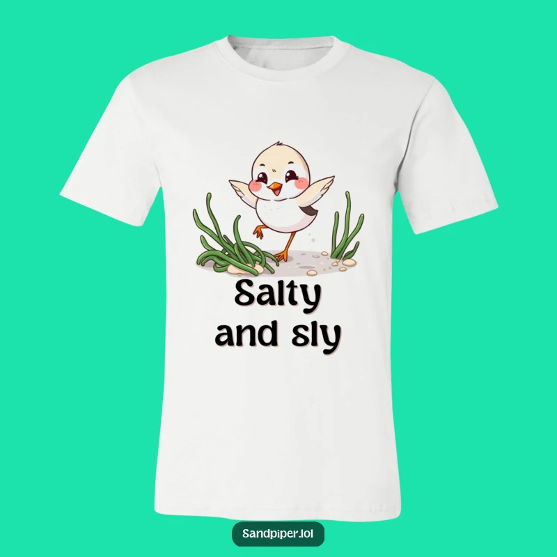 Funny Sandpiper Dart T-Shirt: Cheeky Bird Apparel Gift Tee