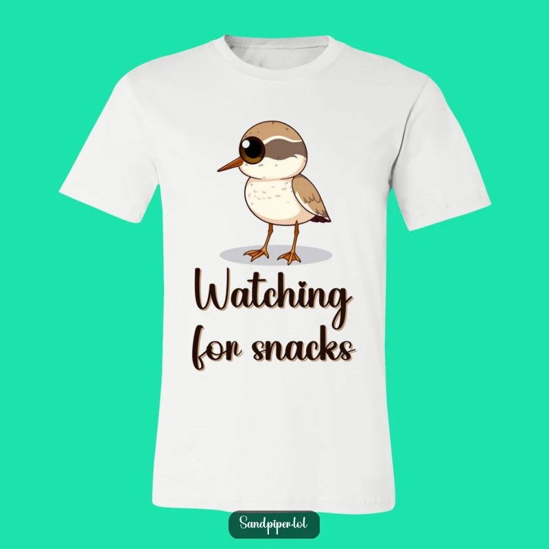 Funny Sandpiper Eyes T-Shirt - Horizon Watcher Comedy, Great Gift