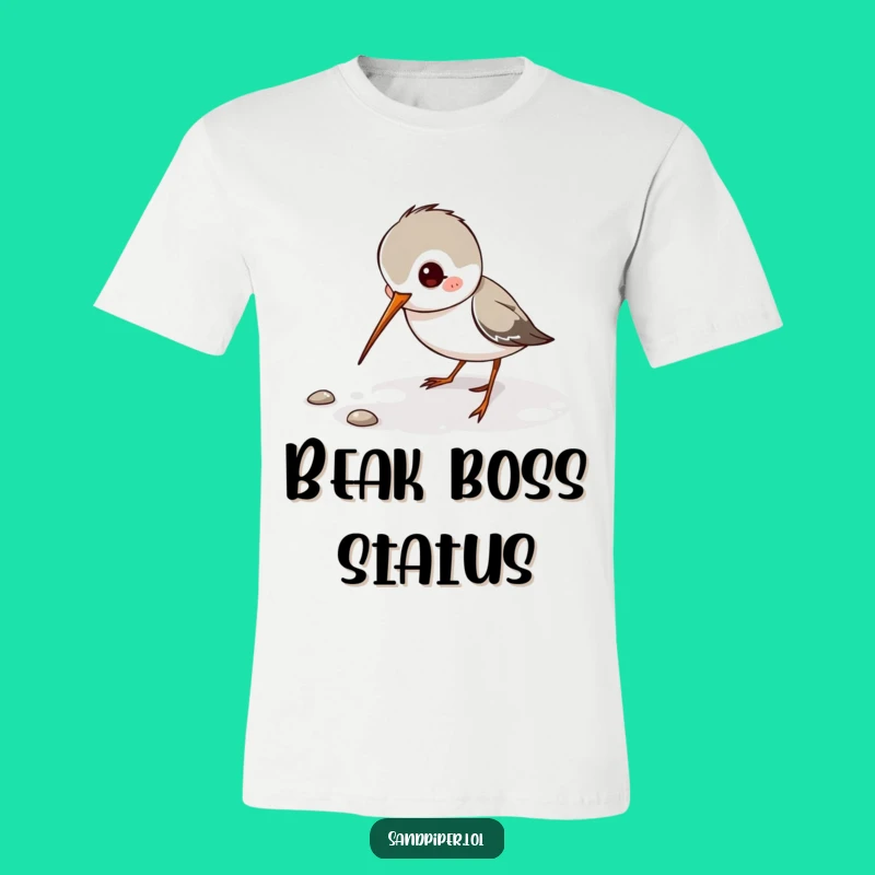 Funny Sandpiper T-Shirt: Digging Bird Design, Cute & Comfy Funny Gift