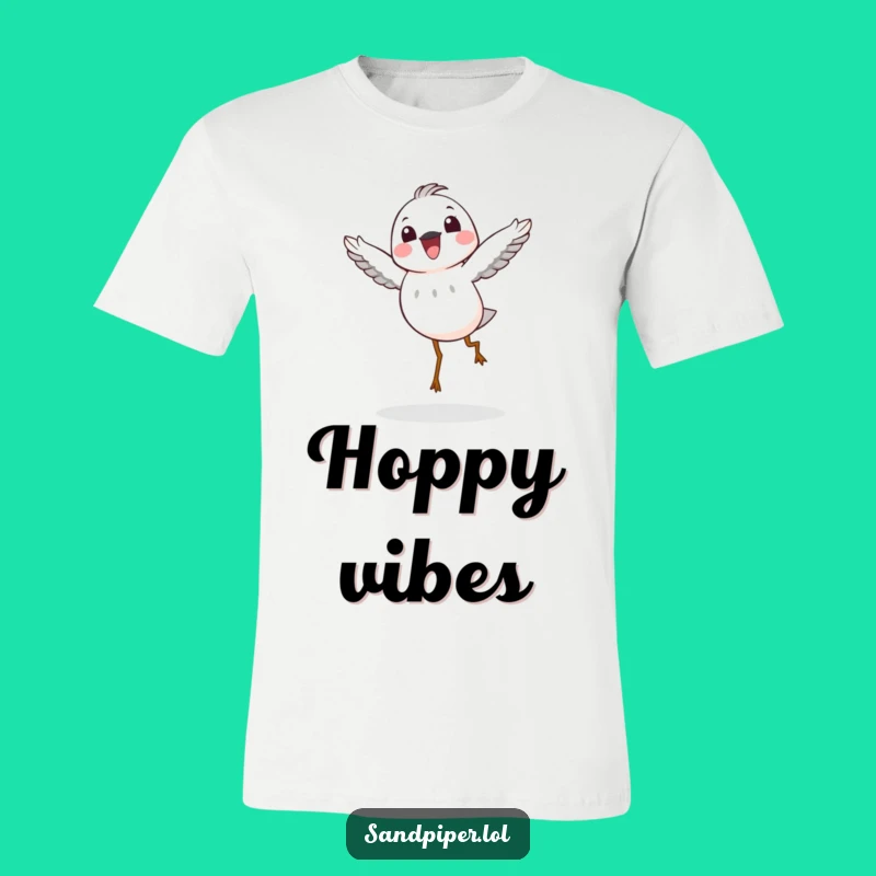 Funny Joyful Sandpiper T-Shirt: Expressive Hop Humor, Perfect Funny Gift