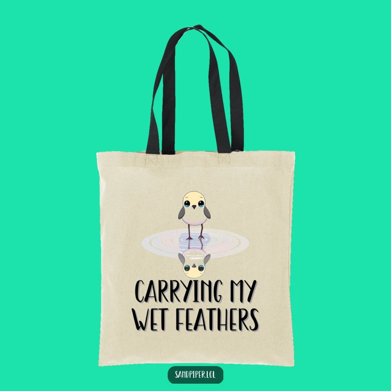 Funny Bird Wading Tote Bag - Carry Your Nature Love