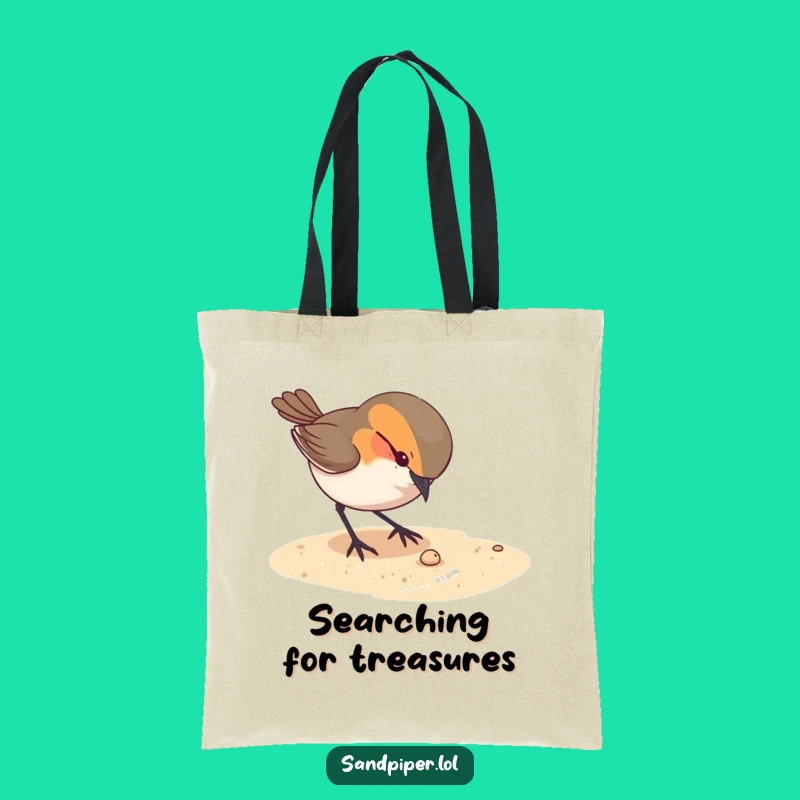 Funny Bird Pecking Tote Bag - Carry Your Curiosity